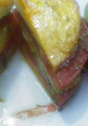Una foto de Torre de verduras