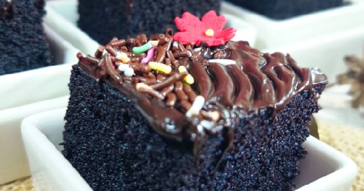 209 resep brownies kukus ketan hitam enak dan mudah Cookpad