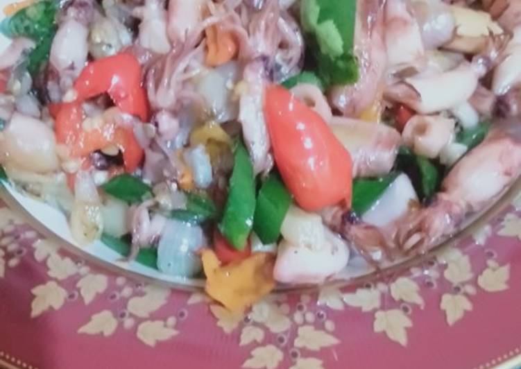 Cumi goreng cabai ijo