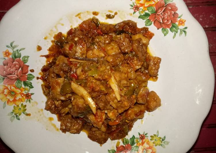 Bahan Membuat Sambal Terasi campur Teri Tempe, Enak