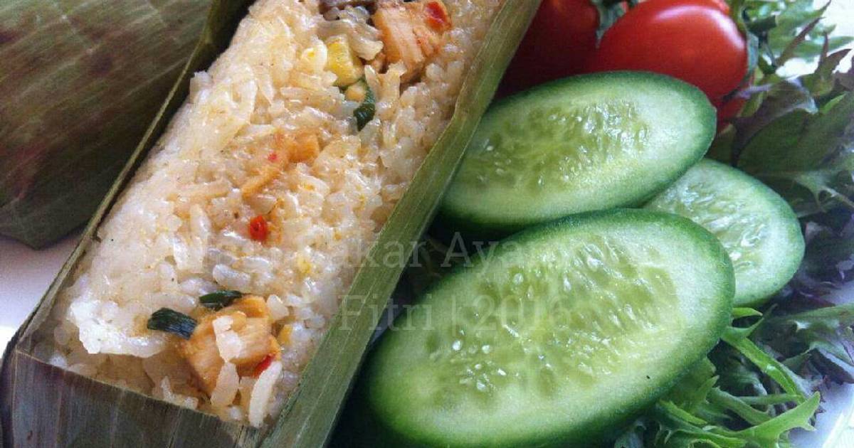 Resep Nasi Bakar Ayam Jamur Oleh Fitri Sasmaya Cookpad