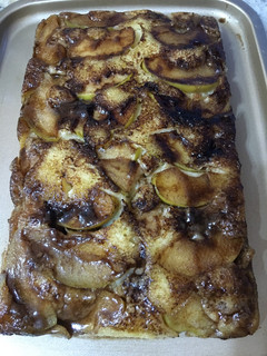 Una foto de Torta invertida de manzanas sin caramelo
