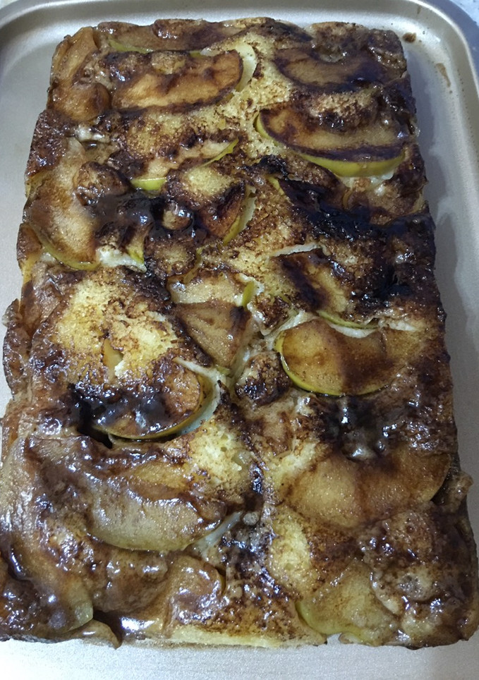 Una foto de Torta invertida de manzanas sin caramelo
