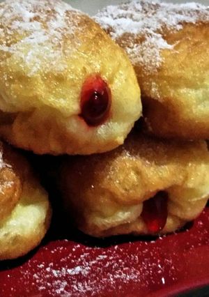 Foto resep Roti Goreng Mungil Isi Selai Strawbery