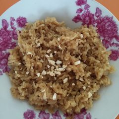 A picture of Gur wale chawal.