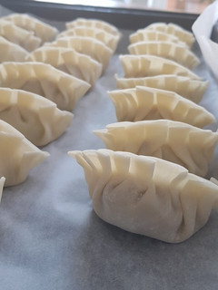 A picture of Gyoza.
