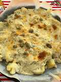 Couve flor gratinada com creme branco