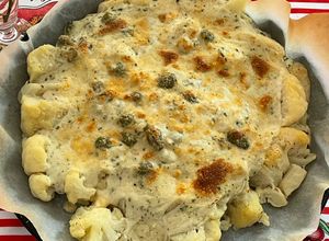 Foto de Couve flor gratinada com creme branco