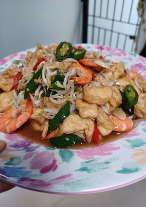Foto resep Tumis Udang Tahu Tauge