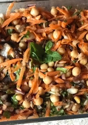 A picture of Moroccan salad.