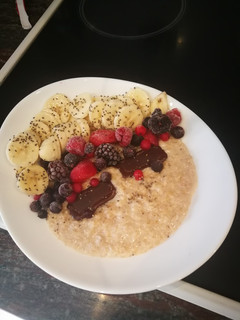 Una foto de Porridge de avena