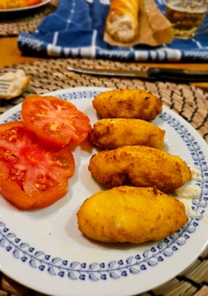 Una foto de Croquetas de pescado