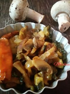করলা মাশরুম ভাজি(Karola mushroom bhaaji recipe in Bengali) রেসিপির প্রধান ছবি