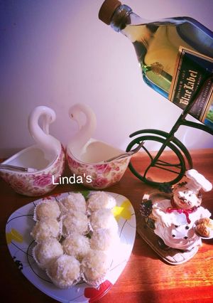 Hình của món Raffaello Maison (Tự làm kẹo Raffaello kiểu Pháp).