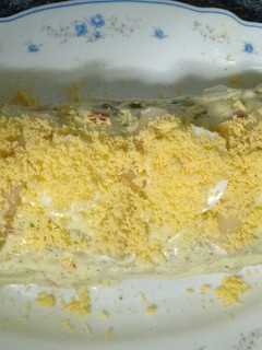 Una foto de Pastel de ensaladilla