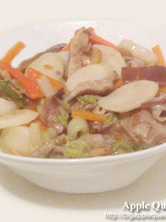 自製寧波年糕+炒年糕~Homemade Rice Cake! 的食譜成品照片