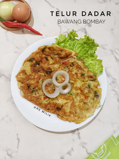 Foto resep 574. Telur Dadar Bawang Bombay