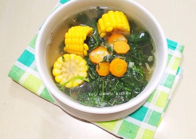 Resep Sayur Bening Bayam Oleh Ummu Aisyah Cookpad