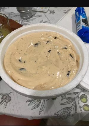 Una foto de Helado de Crema Oreo