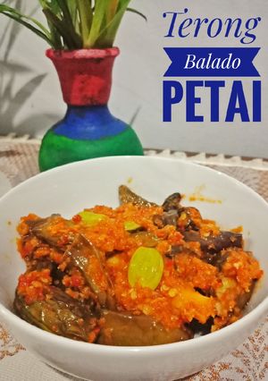 Foto resep Terong Balado Petai