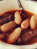 Fabas con jabalí
