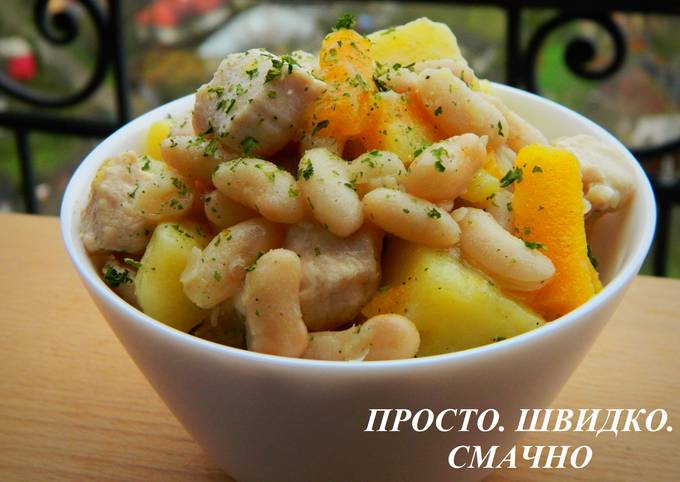 Рагу из фасоли с капустой – пошаговый рецепт приготовления с фото