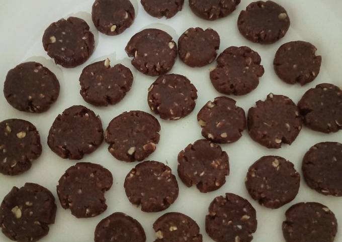 Oat chocolate cookies teflon no mixer&egg - cemilan anak 2,5thn