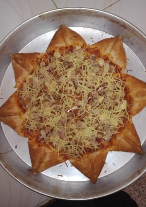 صورة لوصفة بيتزا النجمة