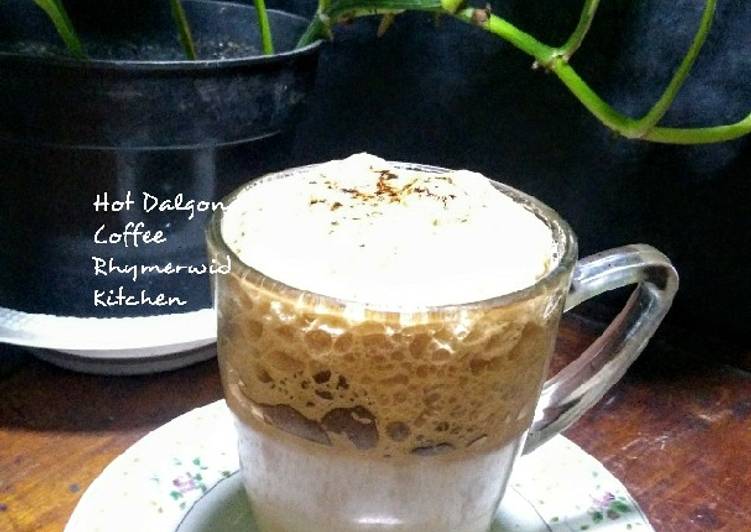 Hot Dalgona Coffee