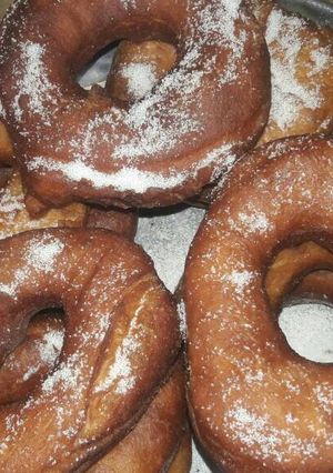 Una foto de Donas azucaradas