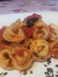 Meat-Filled Tortellini with Arrabbiata Sauce