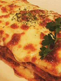 عکسی از دستور طرز تهیه لازانیا در توستر