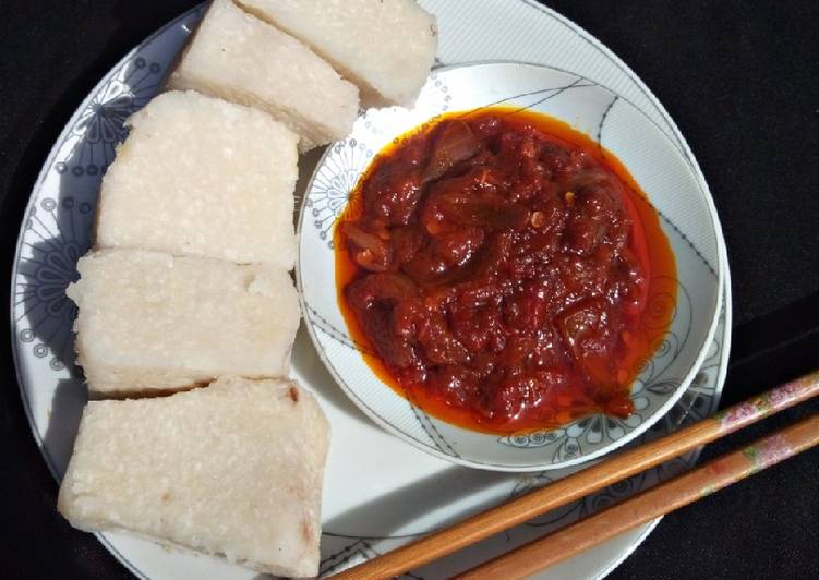 Recipe of Speedy White yam and stew