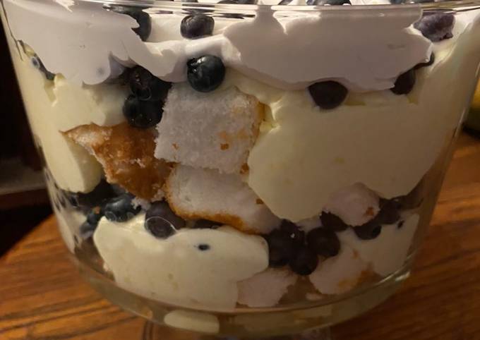 Simple Way to Prepare Quick Lemon Blueberry Trifle