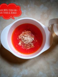 Foto resep Snack MPASI 6m+ Pure Pepaya & Biskuit