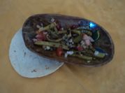 Una foto de nopales vegetariano