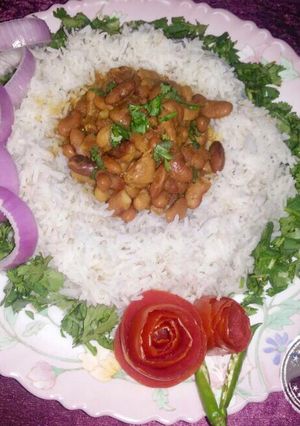 A picture of Rajma Rice.