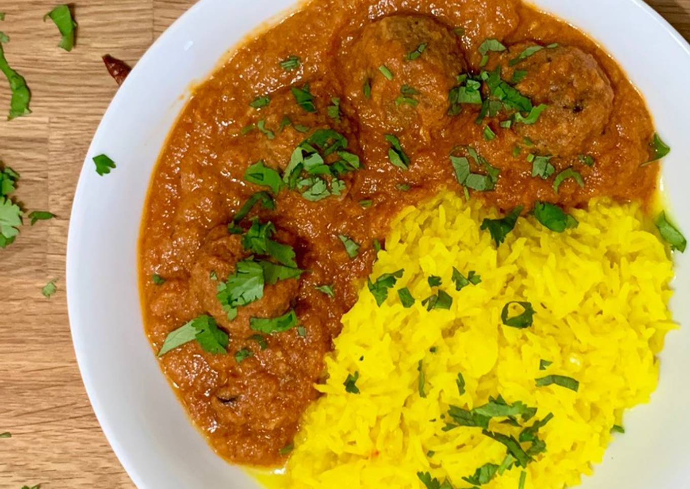 Kofta curry de ternera