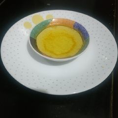 A picture of Homemade ghee or Clarified butter.