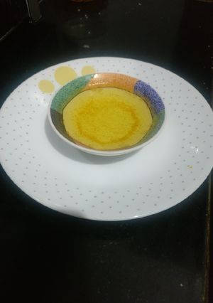 A picture of Homemade ghee or Clarified butter.