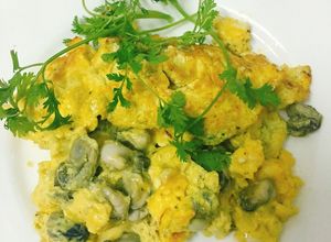 Hình của món Hàu Chiên Trứng.