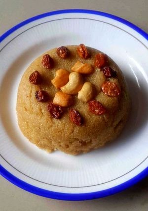 A picture of Sapota Milk Kesari.