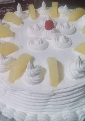 A picture of PINAPPLE CAKE..🍍🍍🍍🍍🍍 #ramadankitiyari.