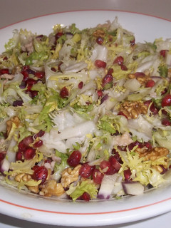 Una foto de Ensalada de Escarola con granada
