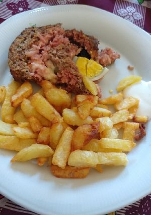 Una foto de Arrollado de carne picada