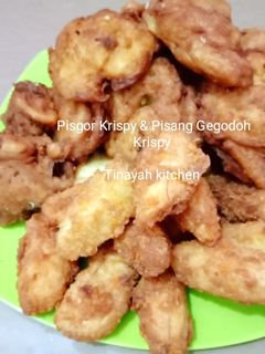 Foto resep Pisang goreng crispy & pisang Gegodoh