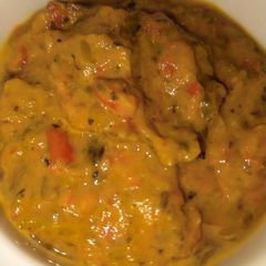 A picture of Capsicum chutney.