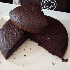 A picture of Vegan chocolate cake.