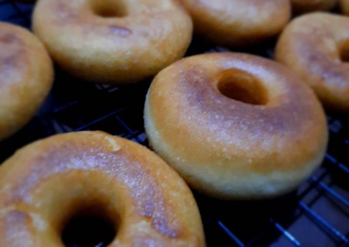 Ini dia! Cara gampang membuat Donat tanpa telur 1 x proofing dijamin nikmat