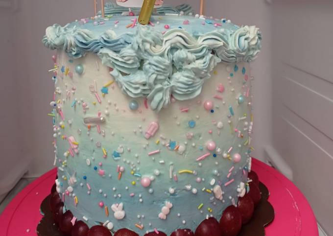 Cara Gampang Membuat Kue ulang tahun / money cake cheese buttercrean Anti Gagal